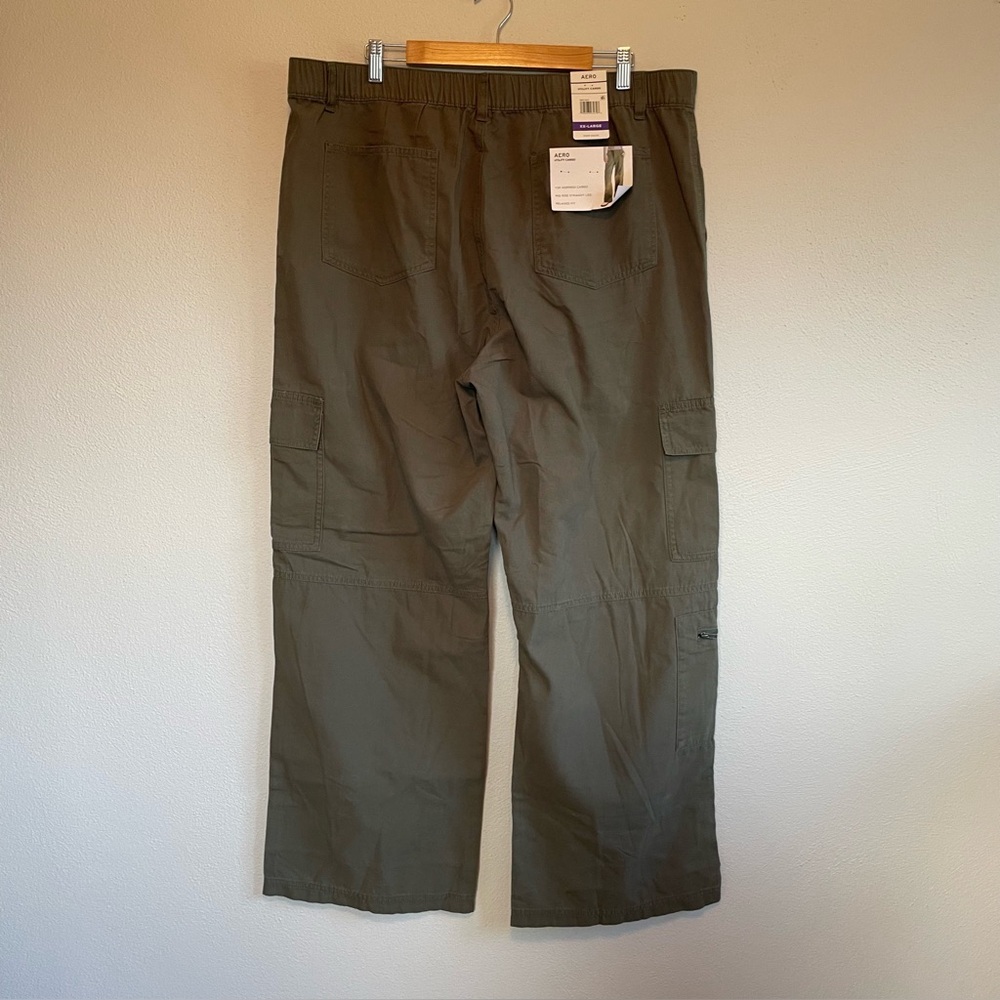 Aeropostale Mid Rise Utility Cargo Pants 100% Cotton Relaxed Fit - Picture 5 of 15